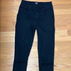 BDG black high rise skinny jeans